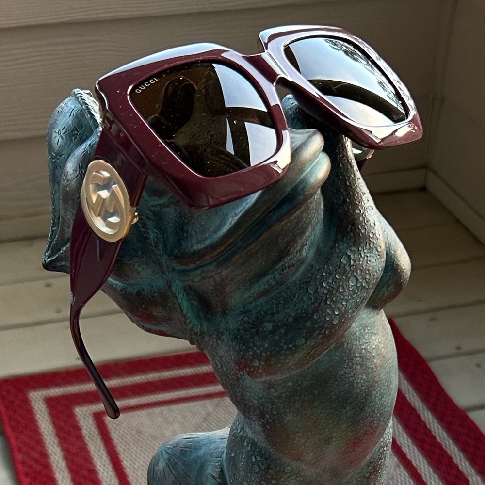 GUCCI Authentic BIG OVERSIZED GG Luxury Sunglasses - Picture 10 of 10